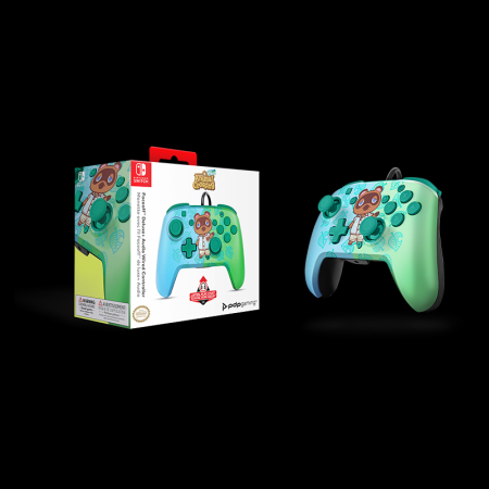 PDP Faceoff Deluxe+ Audio kontroler Switch, Animal Crossing PDP Faceoff Deluxe+ Audio kontroler Switch, Animal Crossing