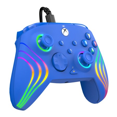 PDP Afterglow Wave žičani kontroler za Xbox s RGB rasvjetom, plavi PDP Afterglow Wave žičani kontroler za Xbox s RGB rasvjetom, plavi