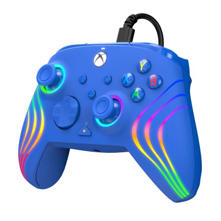 PDP Afterglow Wave žičani kontroler za Xbox s RGB rasvjetom, plavi PDP Afterglow Wave žičani kontroler za Xbox s RGB rasvjetom, plavi