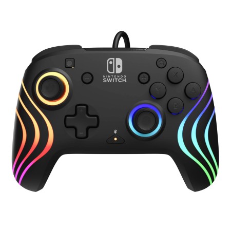 PDP Afterglow Wave crni žičani Switch 2 kontroler 8 RGB zona PDP Afterglow Wave crni žičani Switch 2 kontroler 8 RGB zona