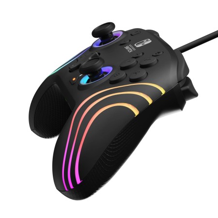 PDP Afterglow Wave crni žičani Switch 2 kontroler 8 RGB zona PDP Afterglow Wave crni žičani Switch 2 kontroler 8 RGB zona