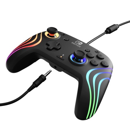 PDP Afterglow Wave crni žičani Switch 2 kontroler 8 RGB zona PDP Afterglow Wave crni žičani Switch 2 kontroler 8 RGB zona