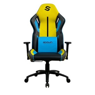 SPAWN Lite žuta gaming stolica 3D nasloni 150 kg Class 4 opruga
