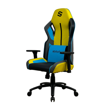 SPAWN Lite žuta gaming stolica 3D nasloni 150 kg Class 4 opruga