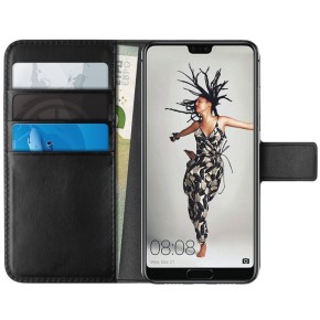 Preklopna torbica za Huawei P20, crna, Puro Booklet C4