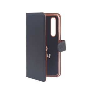 Preklopna torbica za Huawei P30, crna, CELLY Wally