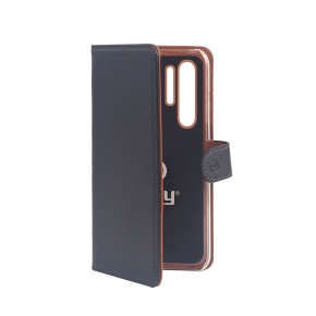 Preklopna torbica za Huawei P30 Pro, crna, CELLY Wally