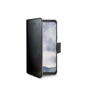 Preklopna torbica za Samsung Galaxy S9+, crna CELLY Wally