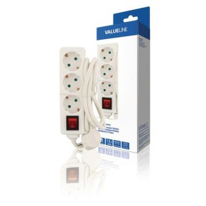 Produžni kabel naponska letva 3-struka, 1,5 m, bijela, bulk, Value Line VLES315F002WH