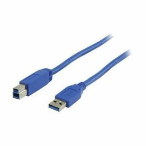 USB 3.0 kabel, USB A muški na USB B muški, 3 m, plavi Value Line VLCP61100L30