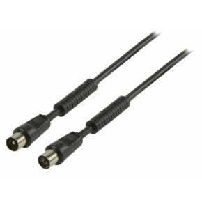 Value Line VLSP40010B30, Bulk antenski kabel (2fer, 100dB), 3 m, crni