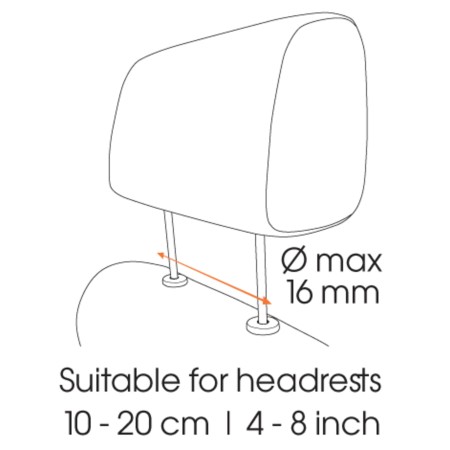 Vogels TMS 1020 univerzalni auto držač, stalak za tablete od 7" do 13"