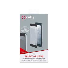 Zaštitno staklo za Samsung Galaxy A7 2018, 9H, crno, Celly