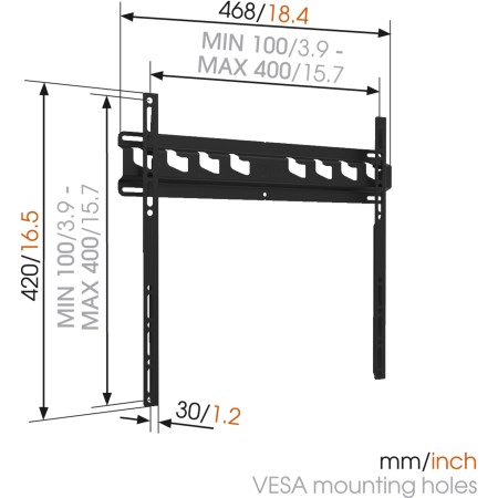 Zidni nosač za TV od 32" do 55", Vogels MA3000 Zidni nosač za TV od 32" do 55", Vogels MA3000