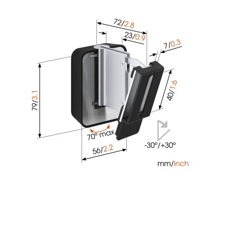 Vogels SOUND 3200 zidni nosač za zvučnik 5 kg, crni Vogels SOUND 3200 zidni nosač za zvučnik 5 kg, crni