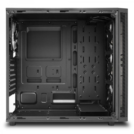 SHARKOON TG4 MIDI TOWER ATX, BEZ NAPAJANJA, CRVENI LED, CRNO