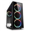 SHARKOON TG4 RGB MIDI TOWER ATX, BEZ NAPAJANJA, CRNO