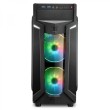 SHARKOON VG6-W RGB MIDI TOWER ATX, BEZ NAPAJANJA, CRNO