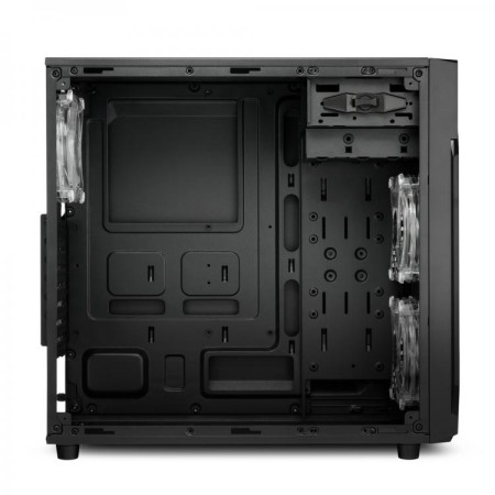 SHARKOON VG6-W RGB MIDI TOWER ATX, BEZ NAPAJANJA, CRNO