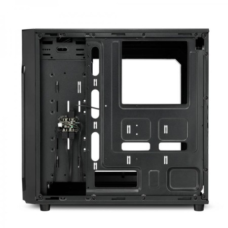 SHARKOON VG6-W RGB MIDI TOWER ATX, BEZ NAPAJANJA, CRNO