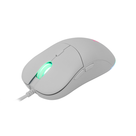 White Shark Bagdemagus GM-5010 bijeli gaming miš 64g Paracord