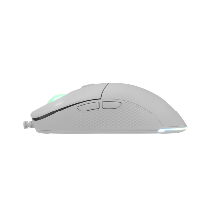 White Shark Bagdemagus GM-5010 bijeli gaming miš 64g Paracord