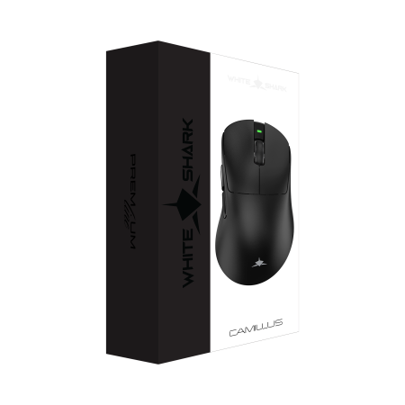 White Shark Camillus WGM-9013 bežični gaming miš, Pixart 3950, 62 g White Shark Camillus WGM-9013 bežični gaming miš, Pixart 3950, 62 g