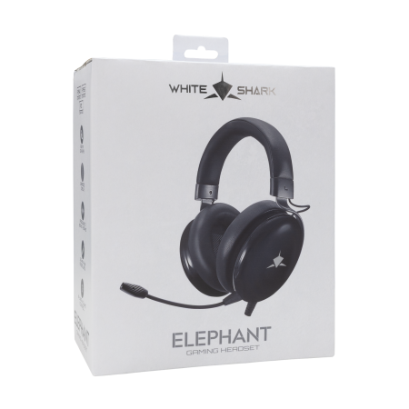 White Shark Elephant GH-2540 crne gaming slušalice 50mm
