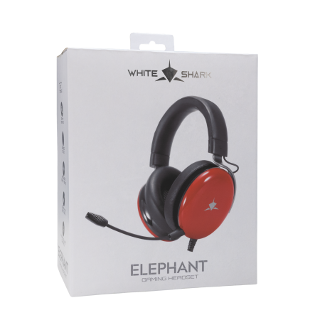 White Shark Elephant GH-2540 crvene gaming slušalice 50mm