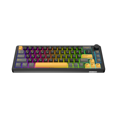 White Shark Excalibur M kompaktna 65% mehanička tipkovnica, HR raspored, crna