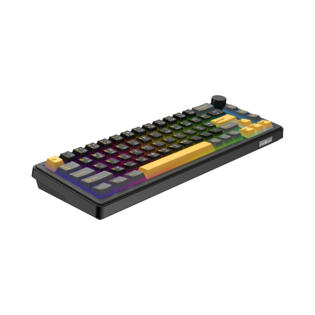 White Shark Excalibur M kompaktna 65% mehanička tipkovnica, HR raspored, crna