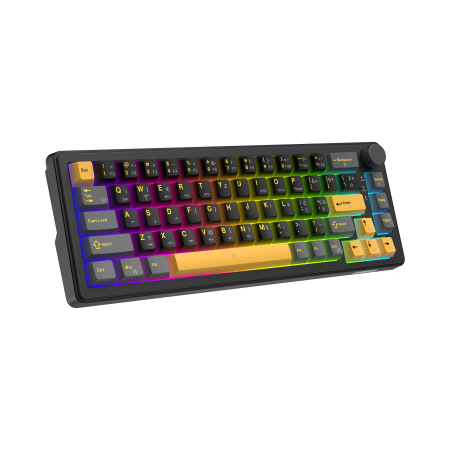 White Shark Excalibur M kompaktna 65% mehanička tipkovnica, HR raspored, crna