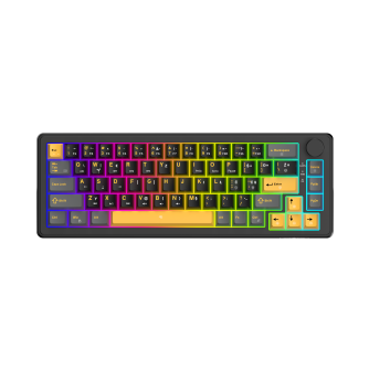 White Shark Excalibur M kompaktna 65% mehanička tipkovnica, HR raspored, crna