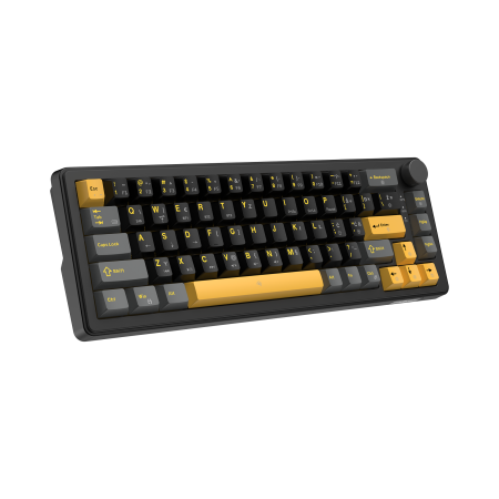 White Shark Excalibur M kompaktna 65% mehanička tipkovnica, HR raspored, crna