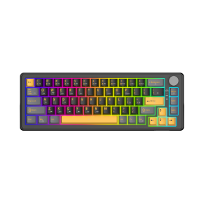 White Shark Excalibur M kompaktna 65% mehanička tipkovnica, US raspored, crna