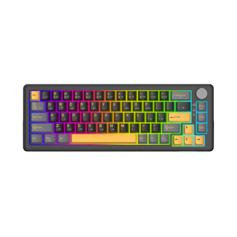 White Shark Excalibur M kompaktna 65% mehanička tipkovnica, US raspored, crna