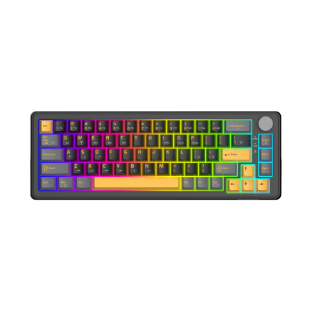 White Shark Excalibur M kompaktna 65% mehanička tipkovnica, US raspored, crna