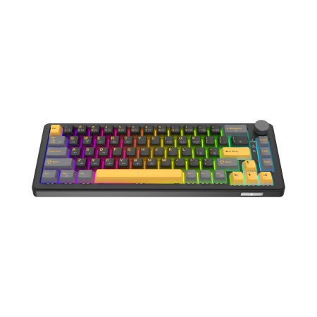 White Shark Excalibur M kompaktna 65% mehanička tipkovnica, US raspored, crna