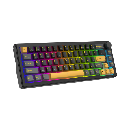 White Shark Excalibur M kompaktna 65% mehanička tipkovnica, US raspored, crna