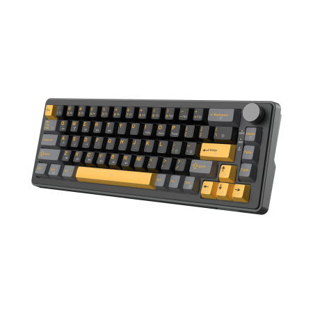 White Shark Excalibur M kompaktna 65% mehanička tipkovnica, US raspored, crna