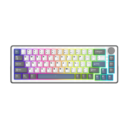 White Shark Excalibur M kompaktna 65% mehanička tipkovnica, HR raspored, bijela White Shark Excalibur M kompaktna 65% mehanička tipkovnica, HR raspored, bijela
