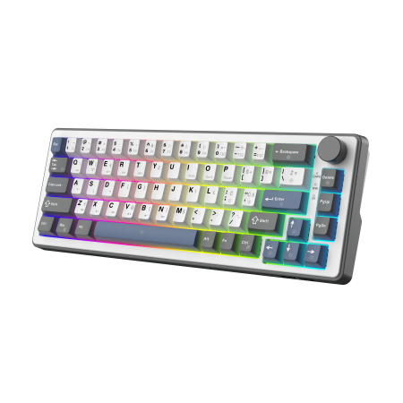 White Shark Excalibur M kompaktna 65% mehanička tipkovnica, HR raspored, bijela White Shark Excalibur M kompaktna 65% mehanička tipkovnica, HR raspored, bijela