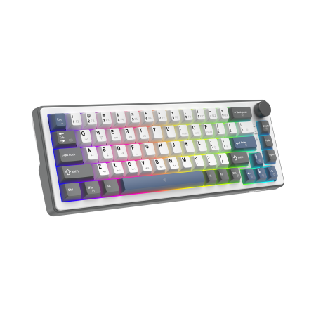 White Shark Excalibur M kompaktna 65% mehanička tipkovnica, US raspored, bijela White Shark Excalibur M kompaktna 65% mehanička tipkovnica, US raspored, bijela