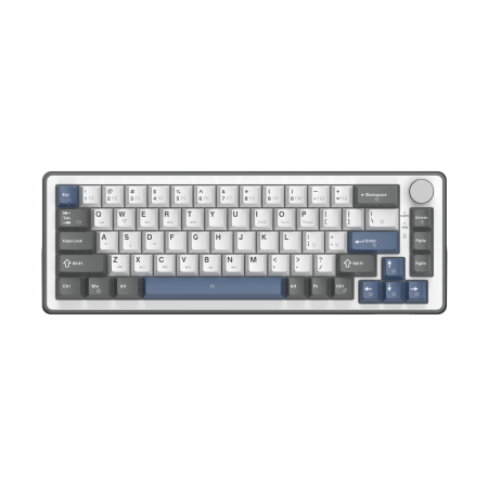 White Shark Excalibur M kompaktna 65% mehanička tipkovnica, US raspored, bijela White Shark Excalibur M kompaktna 65% mehanička tipkovnica, US raspored, bijela
