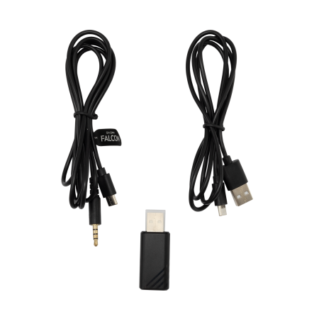 White Shark Falcon WGH-2441 crne bežične gaming slušalice