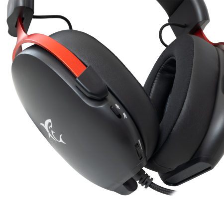 White Shark Fox GH-2445 crno-crvene gaming slušalice 40mm