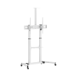 Mobilni podni nosač za TV 60-100 inča, bijeli, 100 kg, SBOX FS-3610 Mobilni podni nosač za TV 60-100 inča, bijeli, 100 kg, SBOX FS-3610