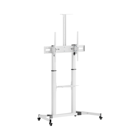 Mobilni podni nosač za TV 60-100 inča, bijeli, 100 kg, SBOX FS-3610 Mobilni podni nosač za TV 60-100 inča, bijeli, 100 kg, SBOX FS-3610