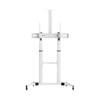 Mobilni podni nosač za TV 60-100 inča, bijeli, 100 kg, SBOX FS-3610