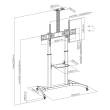 Mobilni podni nosač za TV 60-100 inča, bijeli, 100 kg, SBOX FS-3610 Mobilni podni nosač za TV 60-100 inča, bijeli, 100 kg, SBOX FS-3610